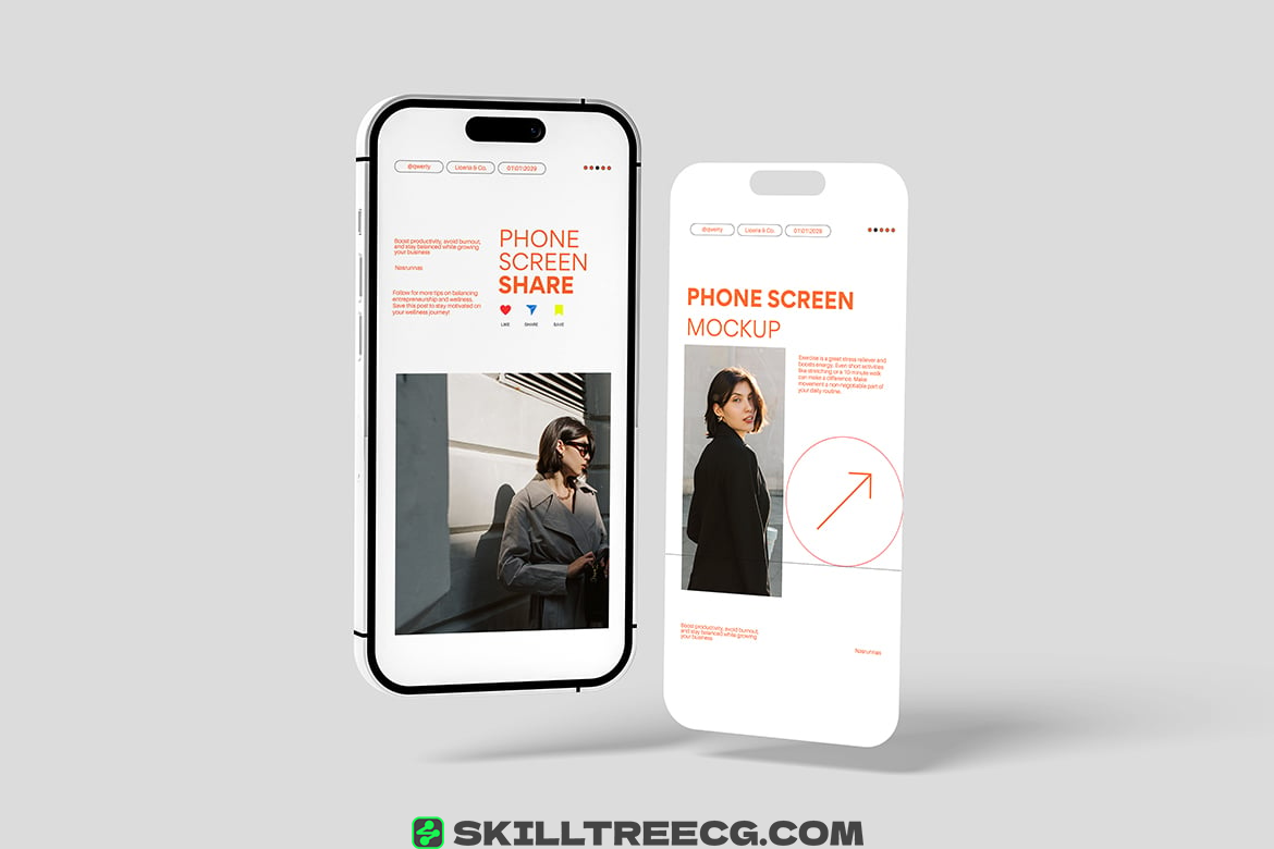 图片[2]-Phone Screen Mockup（032172）-技能树